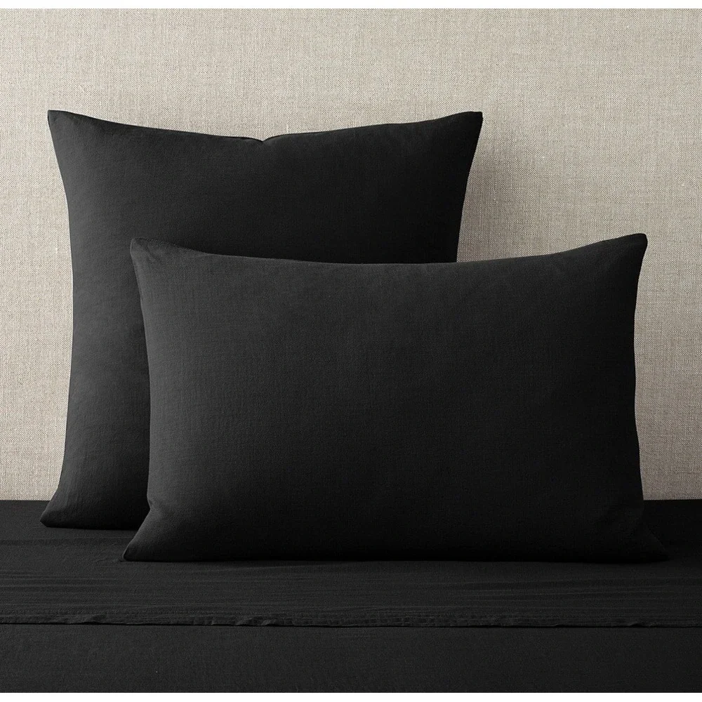 Restoration Hardware Italian Garment-Dyed Cotton Gauze Queen Lounger Pillow Sham